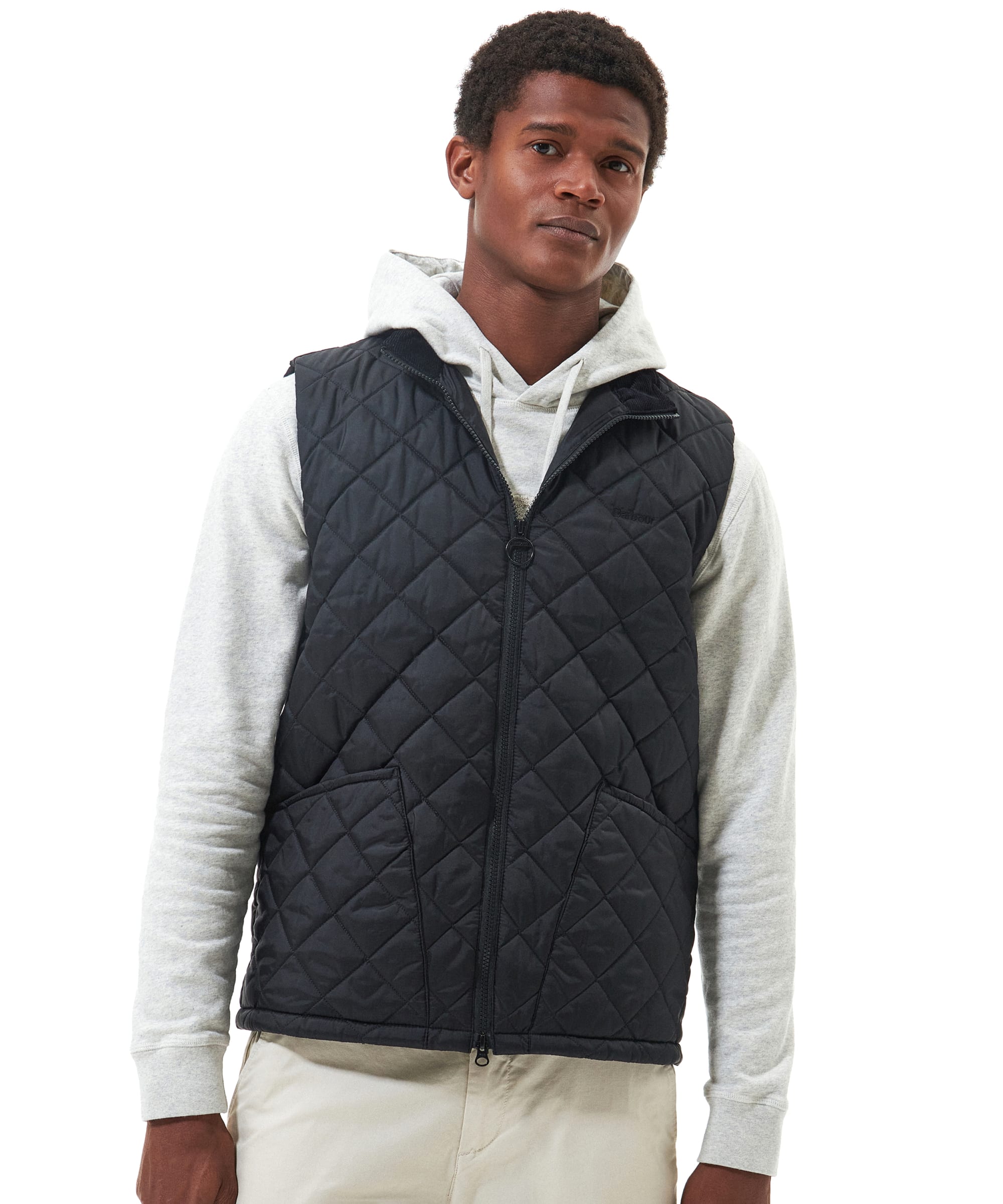 Gilets Waistcoats Barbour Waistcoats Mens White Barbour Gilet Uomo