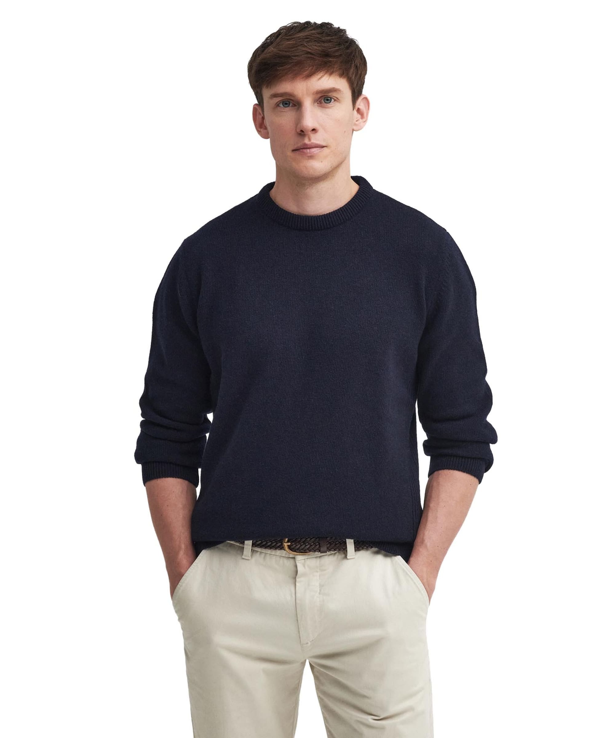 Holiday Hector Mohair Tweed Crew Neck Pullover Men