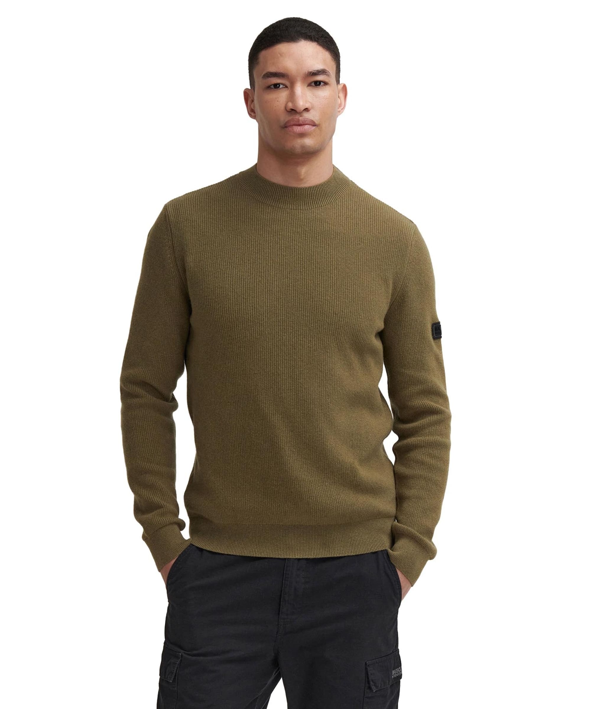Men's Barbour International Crawley Crew Neck Jumper