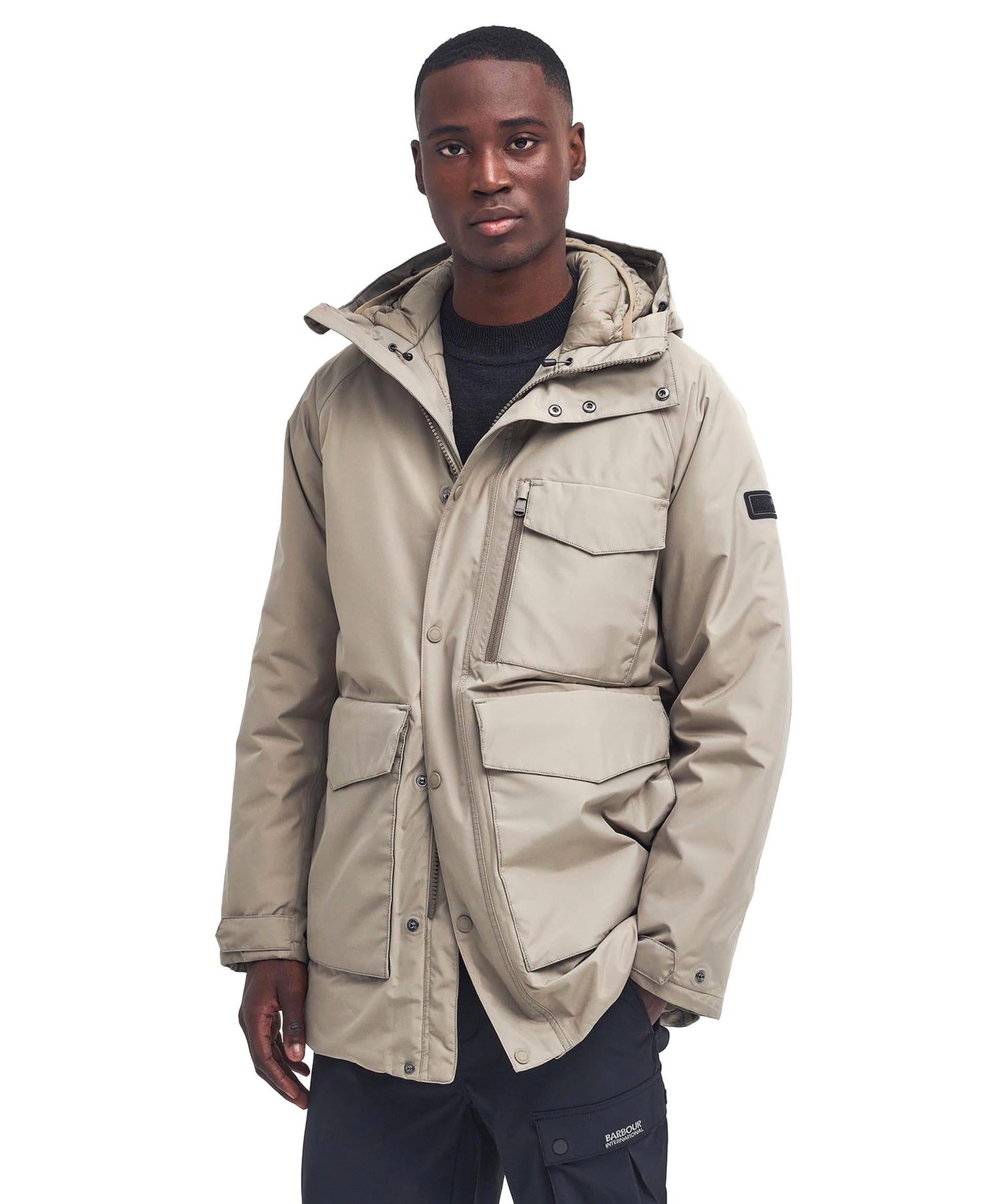 Waterproof Jackets Barbour Mens Jacket With Hood Breathable Jacket - Main Image