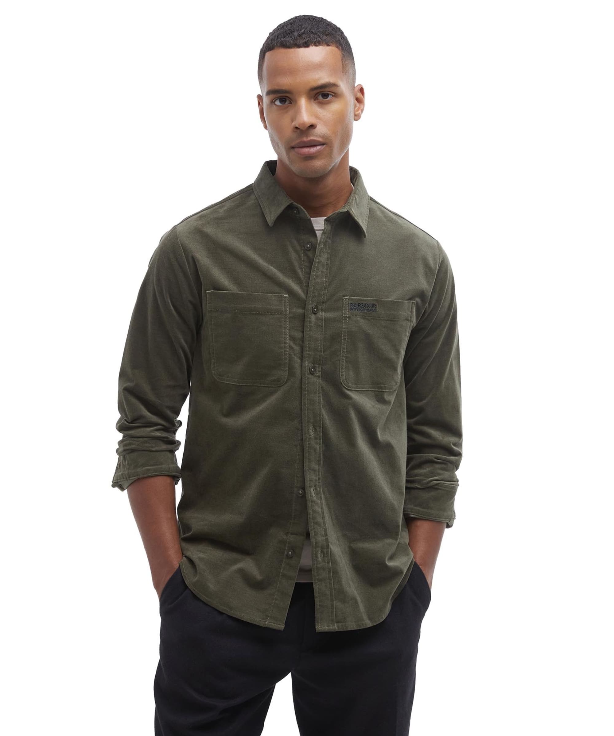 Men's Barbour International Elton Moleskin Overshirt