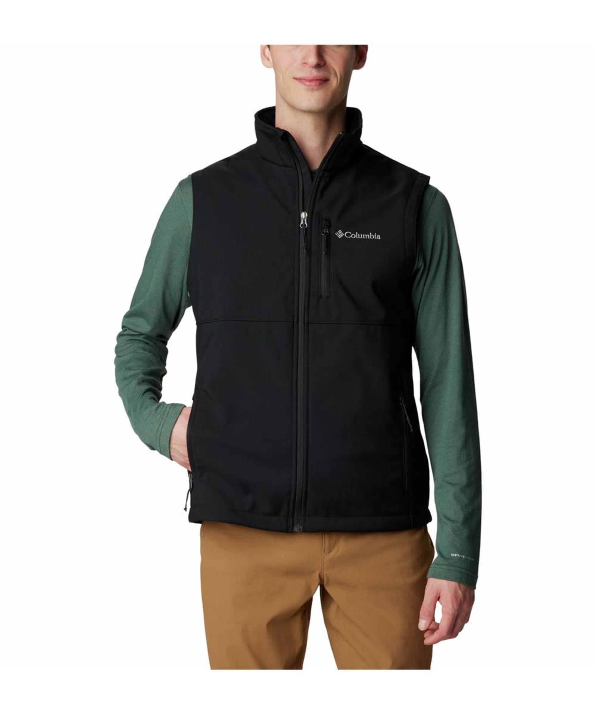 (取寄) コロンビア メンズ アセンダー リ ソフトシェル ベスト Columbia men Ascender II Softshell Vest Stone Green 2 397100.jpg