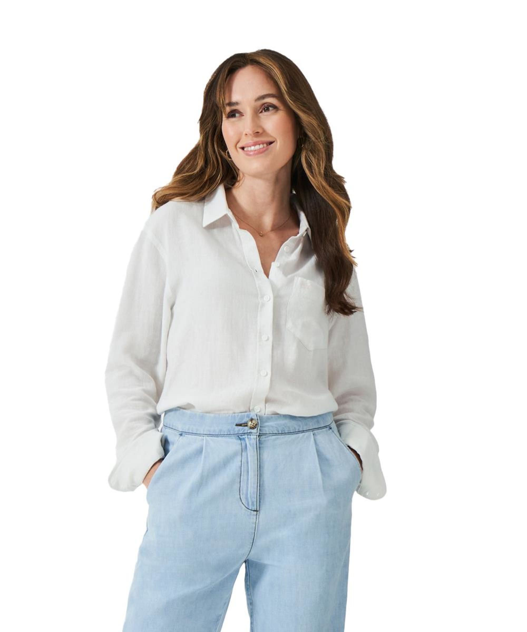 Women's Crew Clothing Linen Shirt