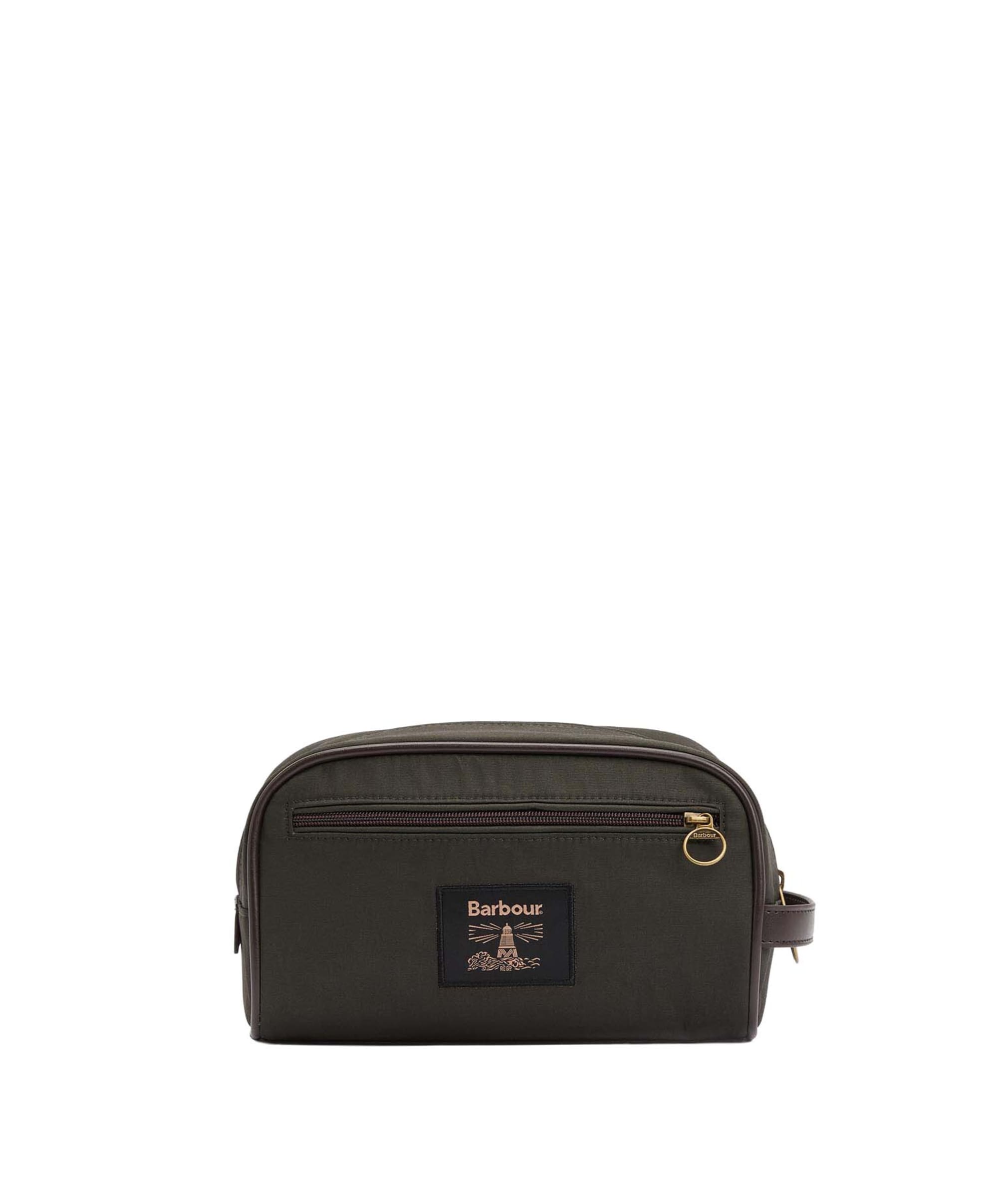 Men's Barbour Wax Washbag