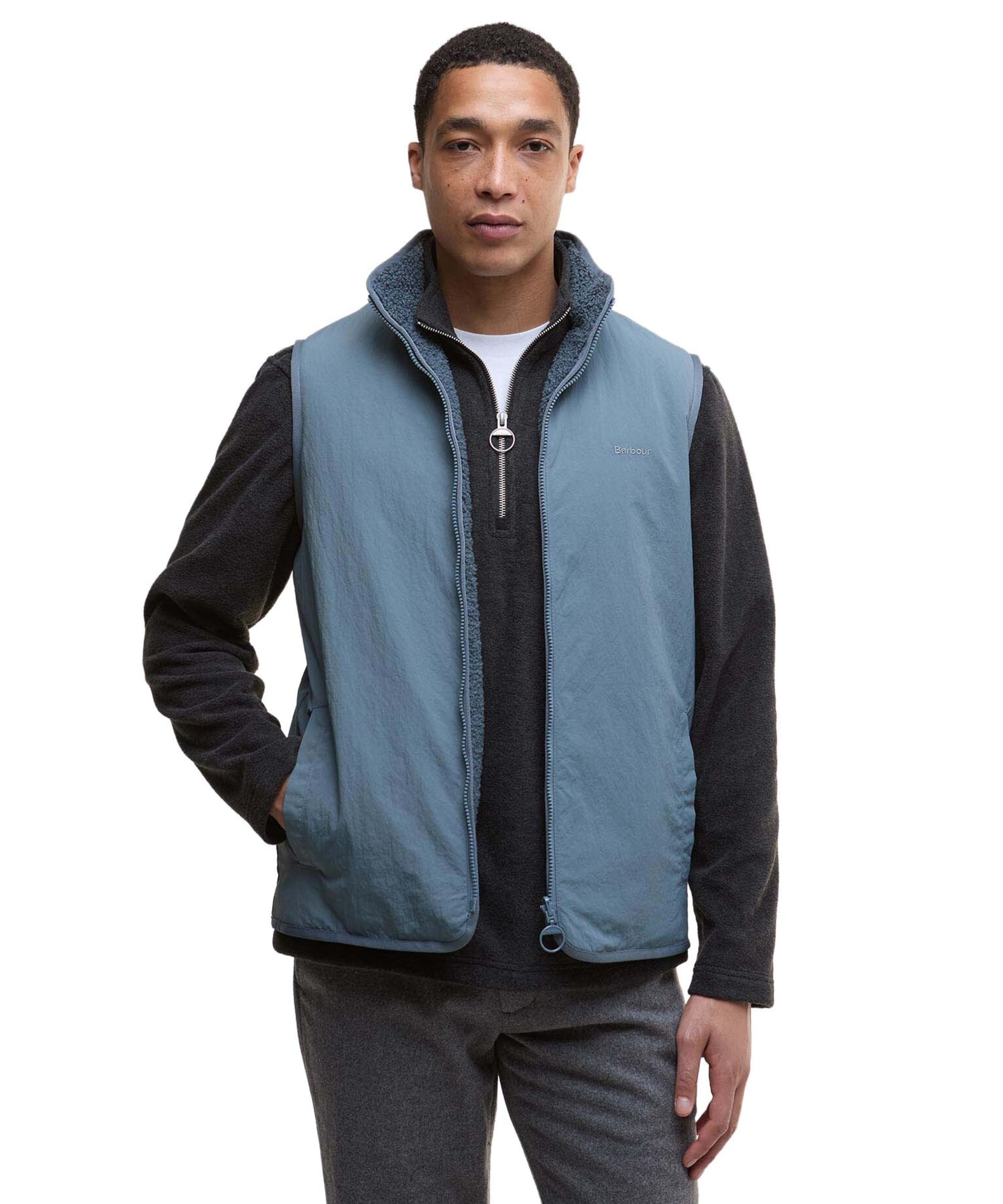 トップス barbour reversible fleece gilet 395698.jpg