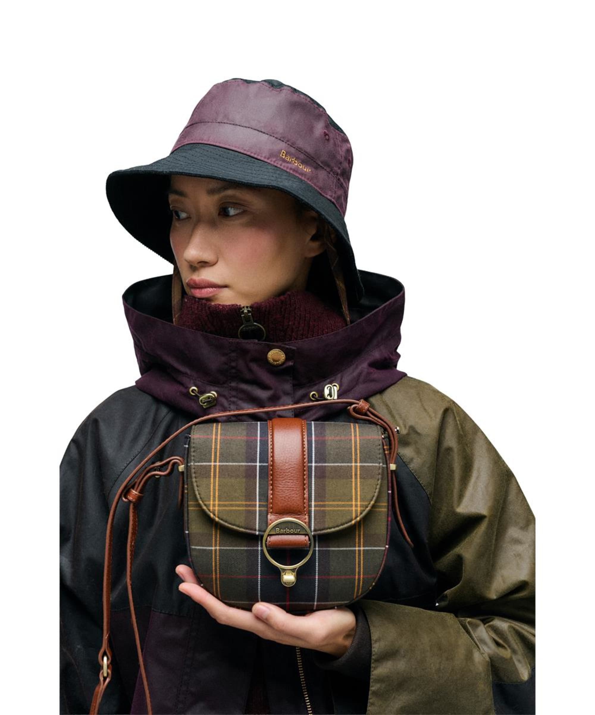 Women's Barbour Elm Tartan Crossbody Bag