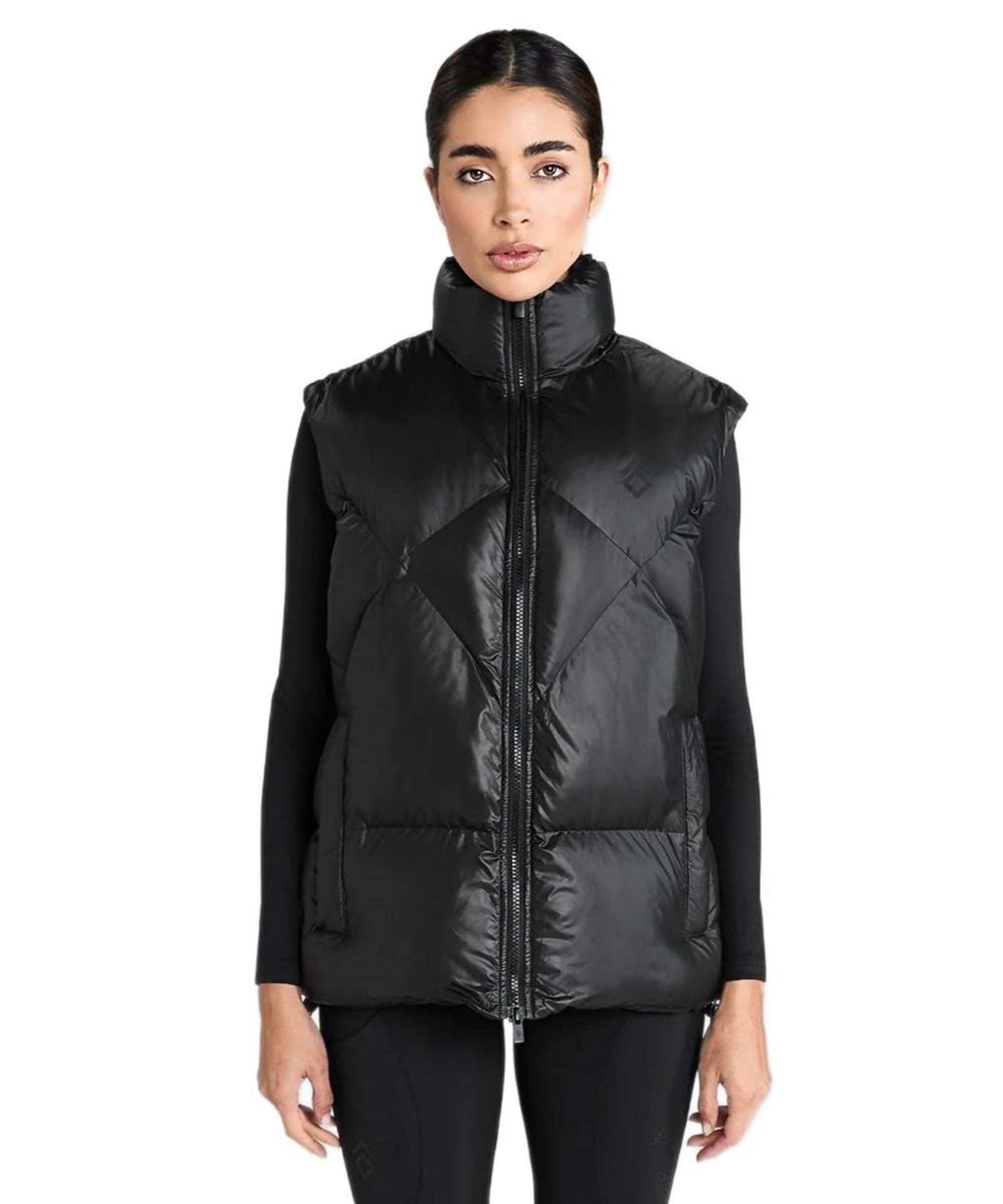 Women's Aztec Diamond Heavy Quilted Gilet