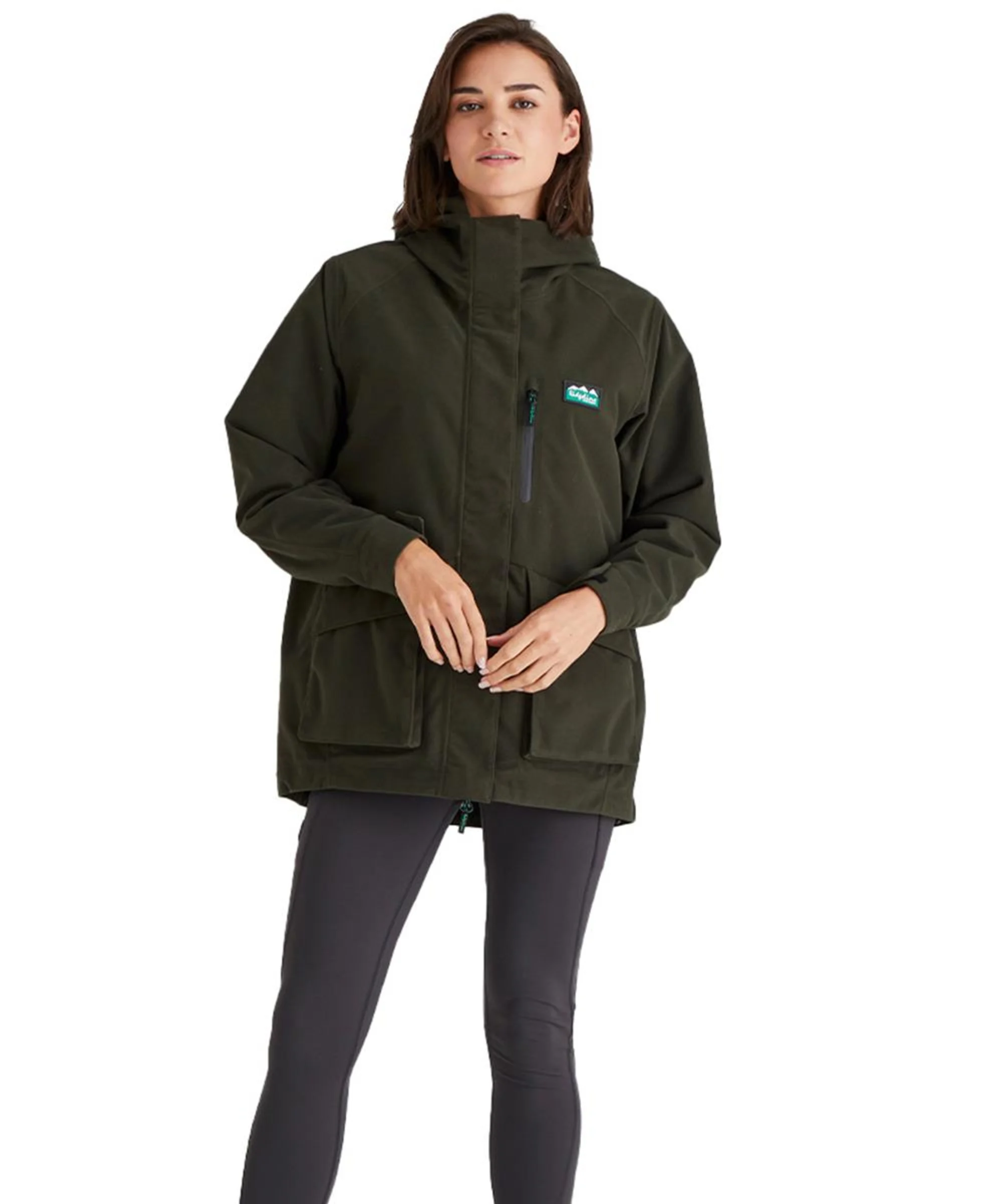 View Womens Ridgeline Rhea Waterproof Jacket Deep Forest UK 14 information