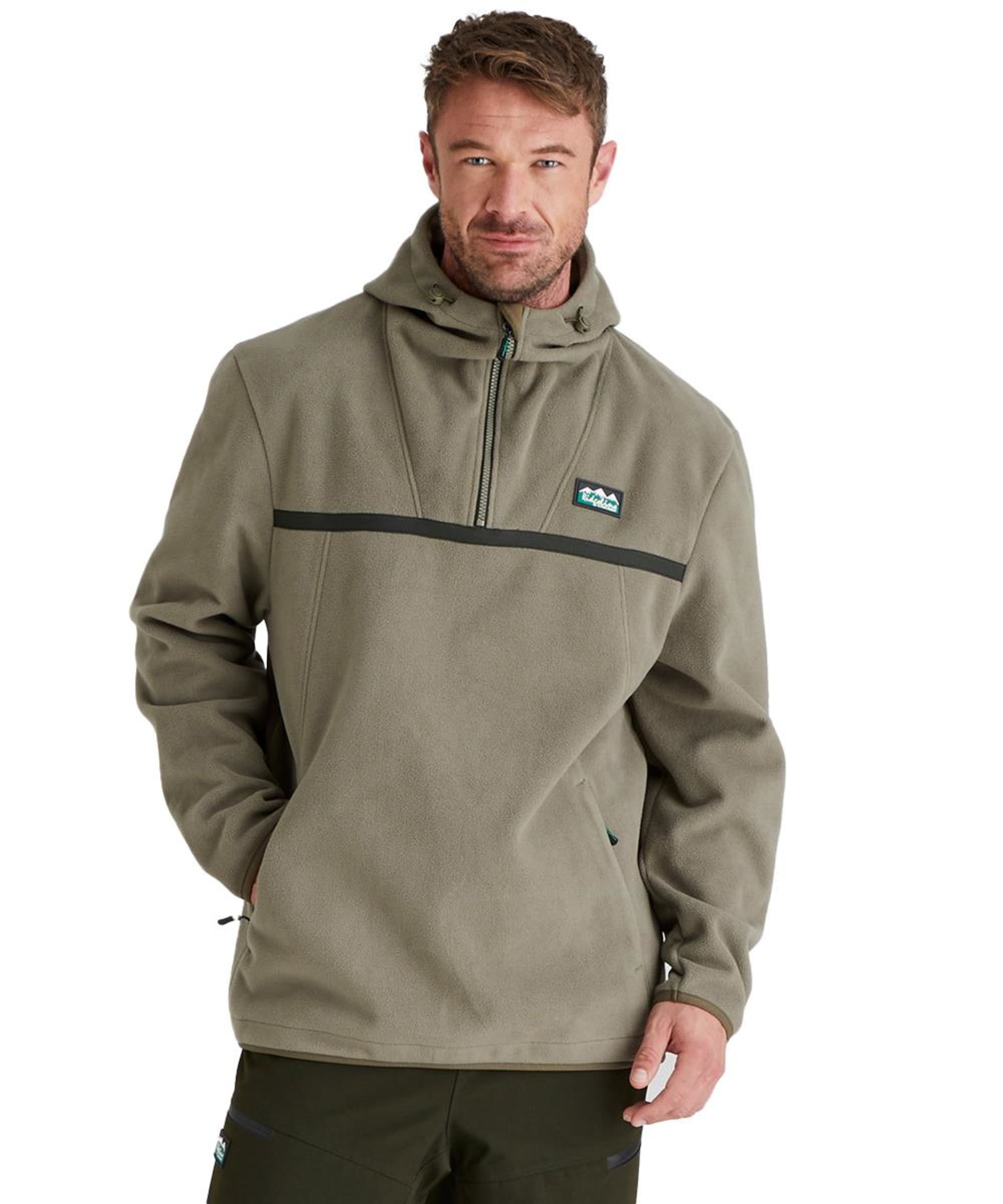 View Mens Ridgeline Kodiak Smock Fleece Smokey Olive UK S information
