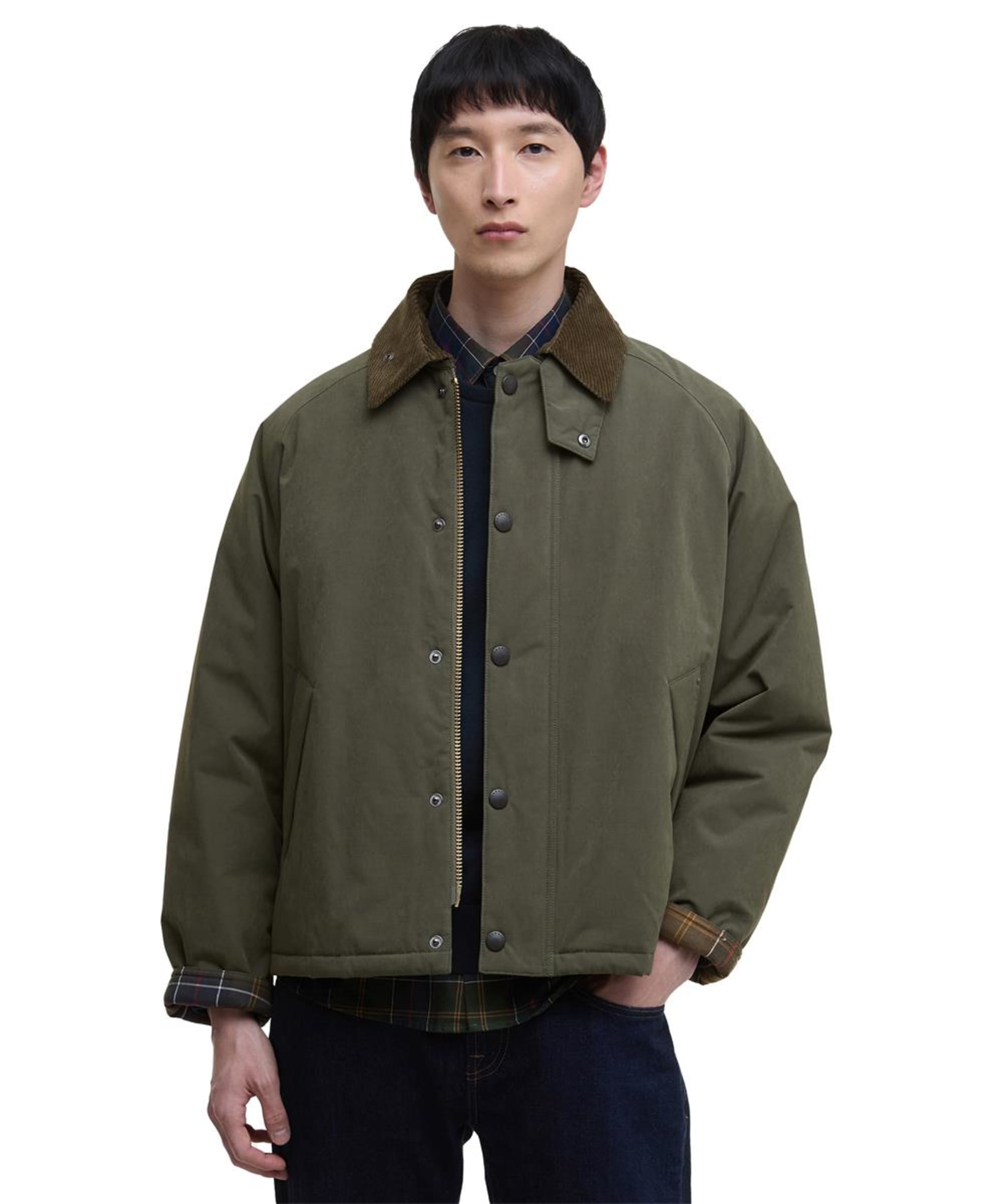 ジャケット・アウター Barbour padded transport jacket 36 Men's Barbour Padded Transport Jacket