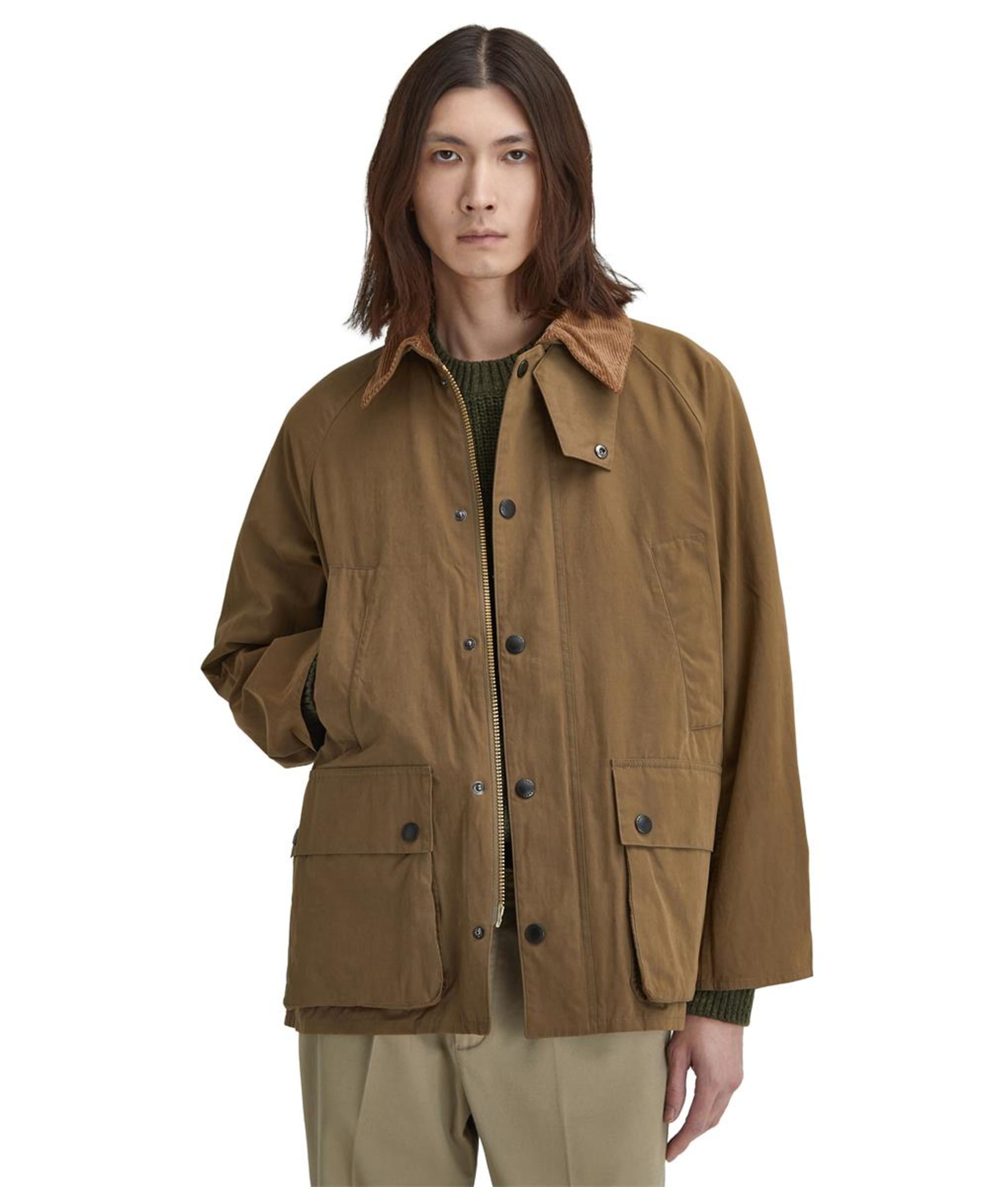ジャケット・アウター Barbour oversized BEDALE peached 38 OS 445041.jpg