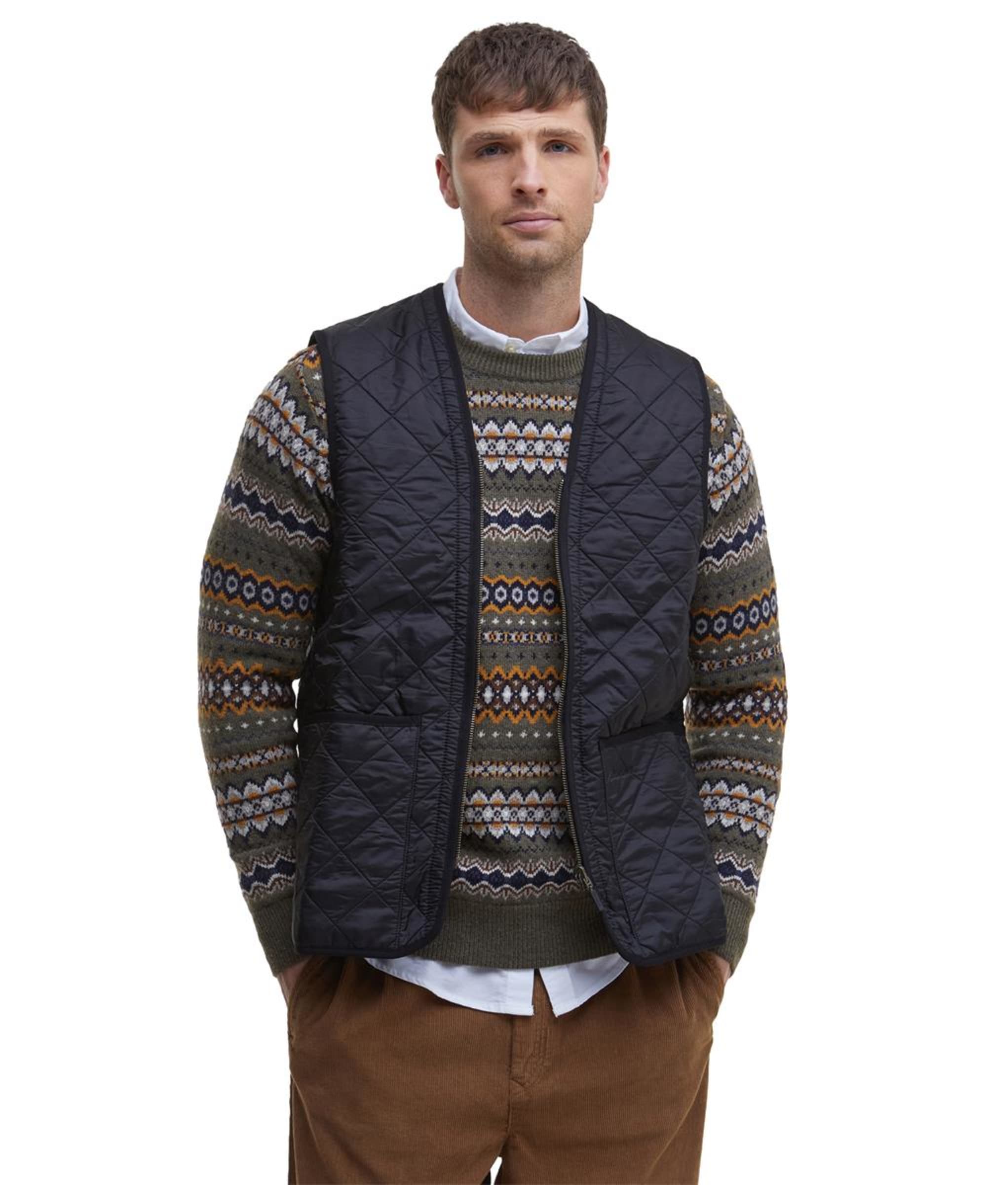【BARBOUR×CITYSHOP】22AW Quiltベスト Men's Barbour Quilted Waistcoat / Zip-in Liner