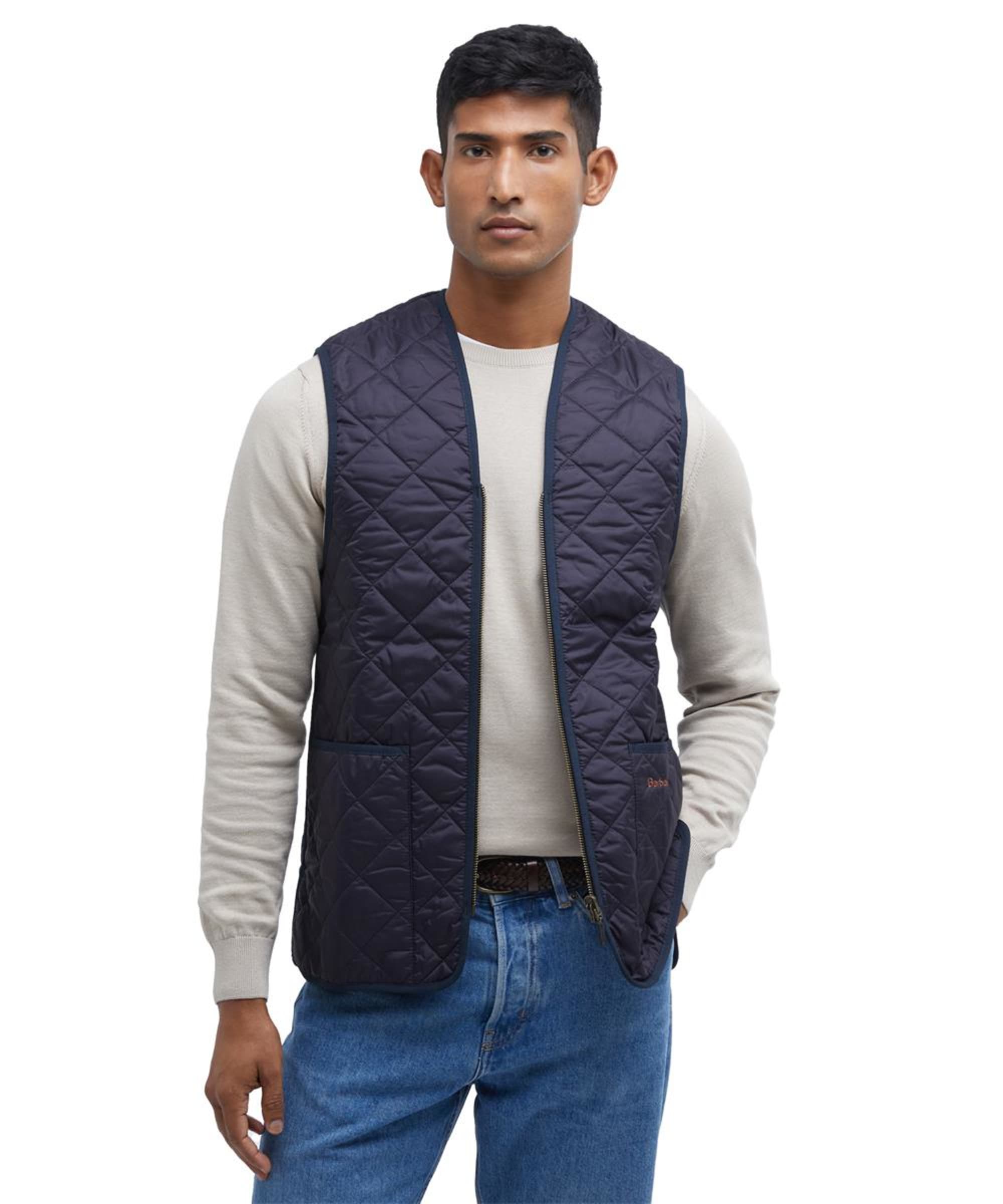 Men's Barbour Quilted Waistcoat / Zip-in Liner