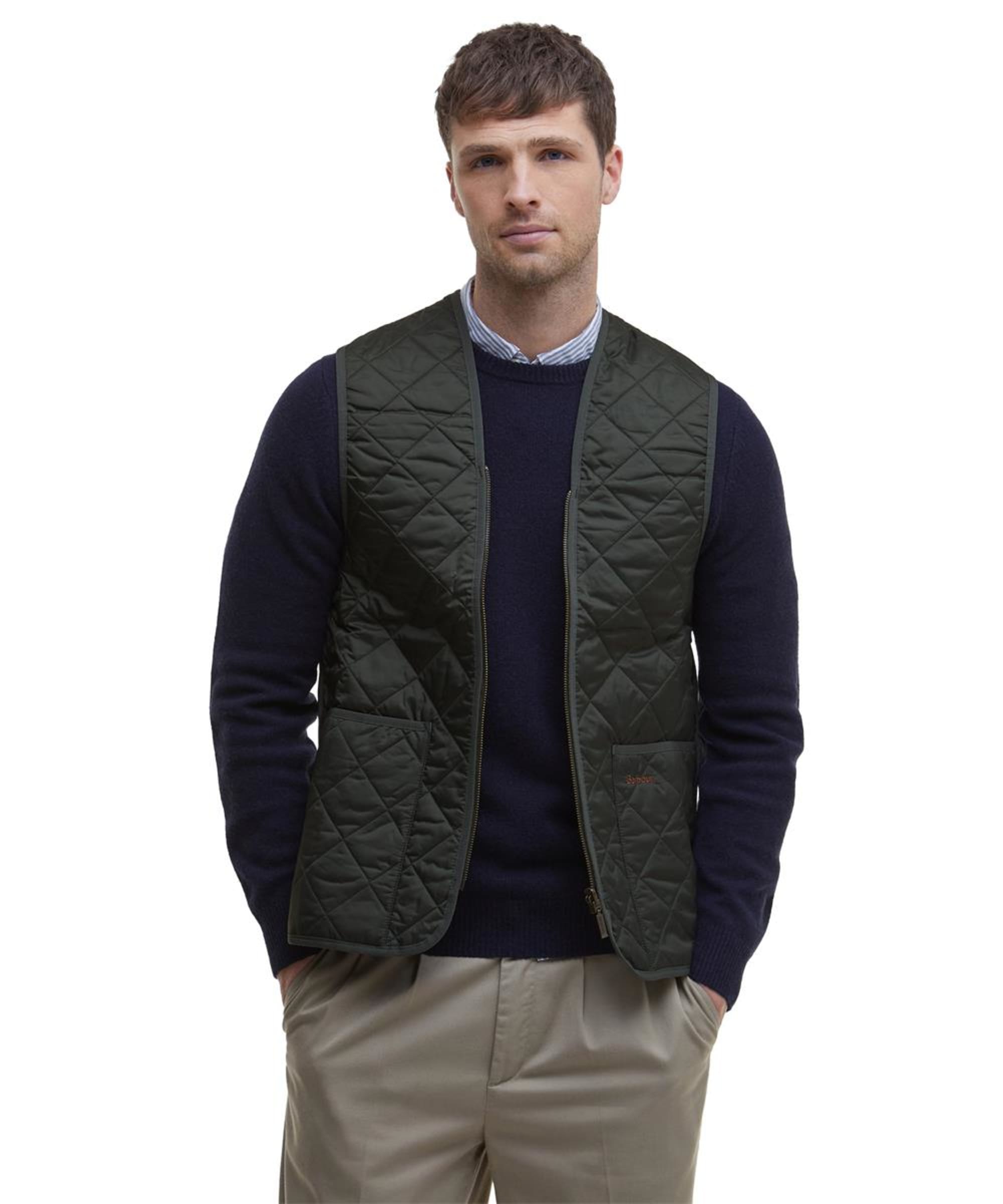 Quilted Waistcoat Barbour Out Wear Olive⁄Ancient Barbour◇Barbour