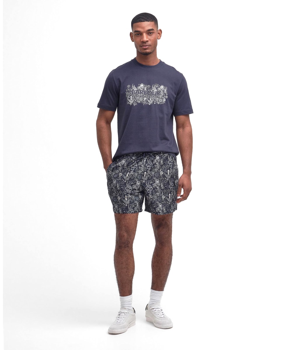 Bermuda style swim shorts on sale