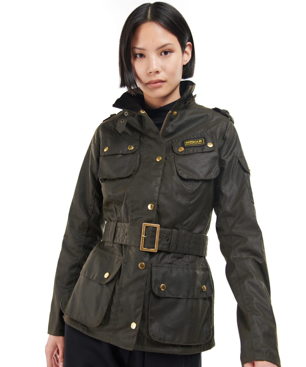 Women s Barbour International Waxed Jacket
