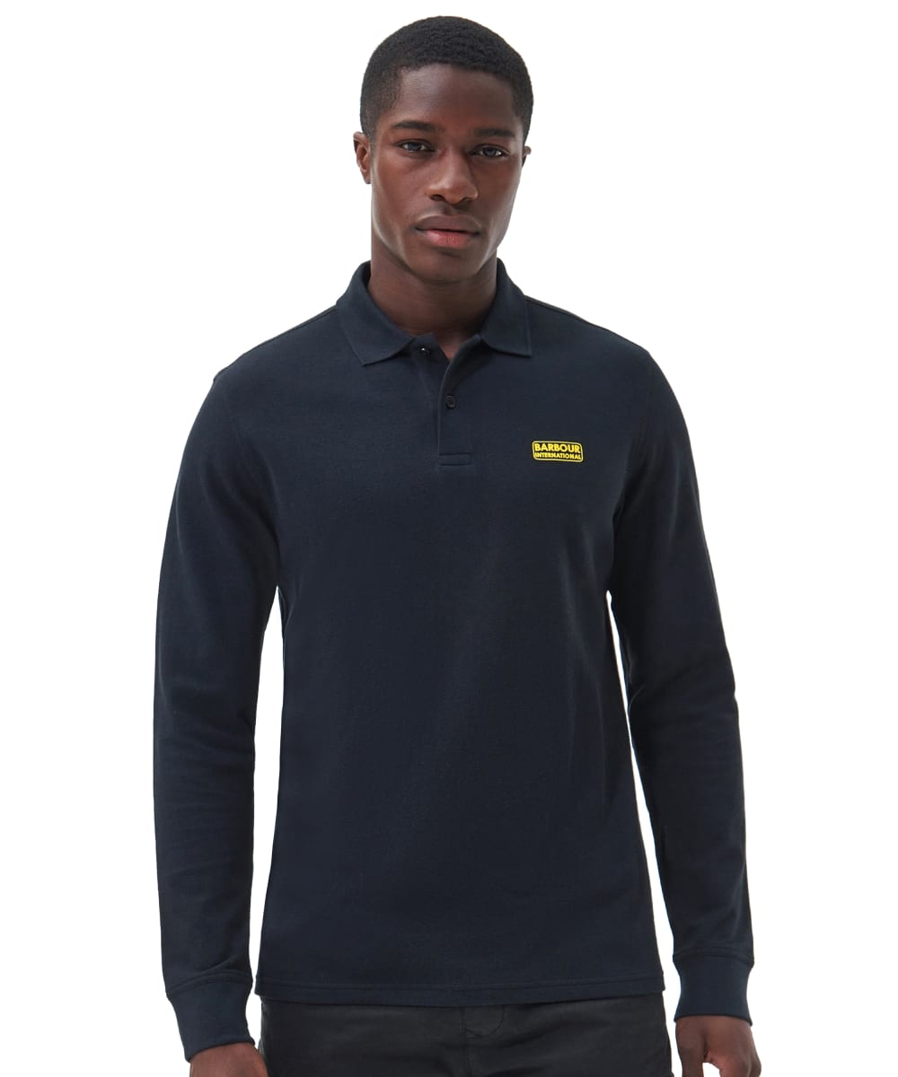 Men s Barbour International Long Sleeve Polo Shirt