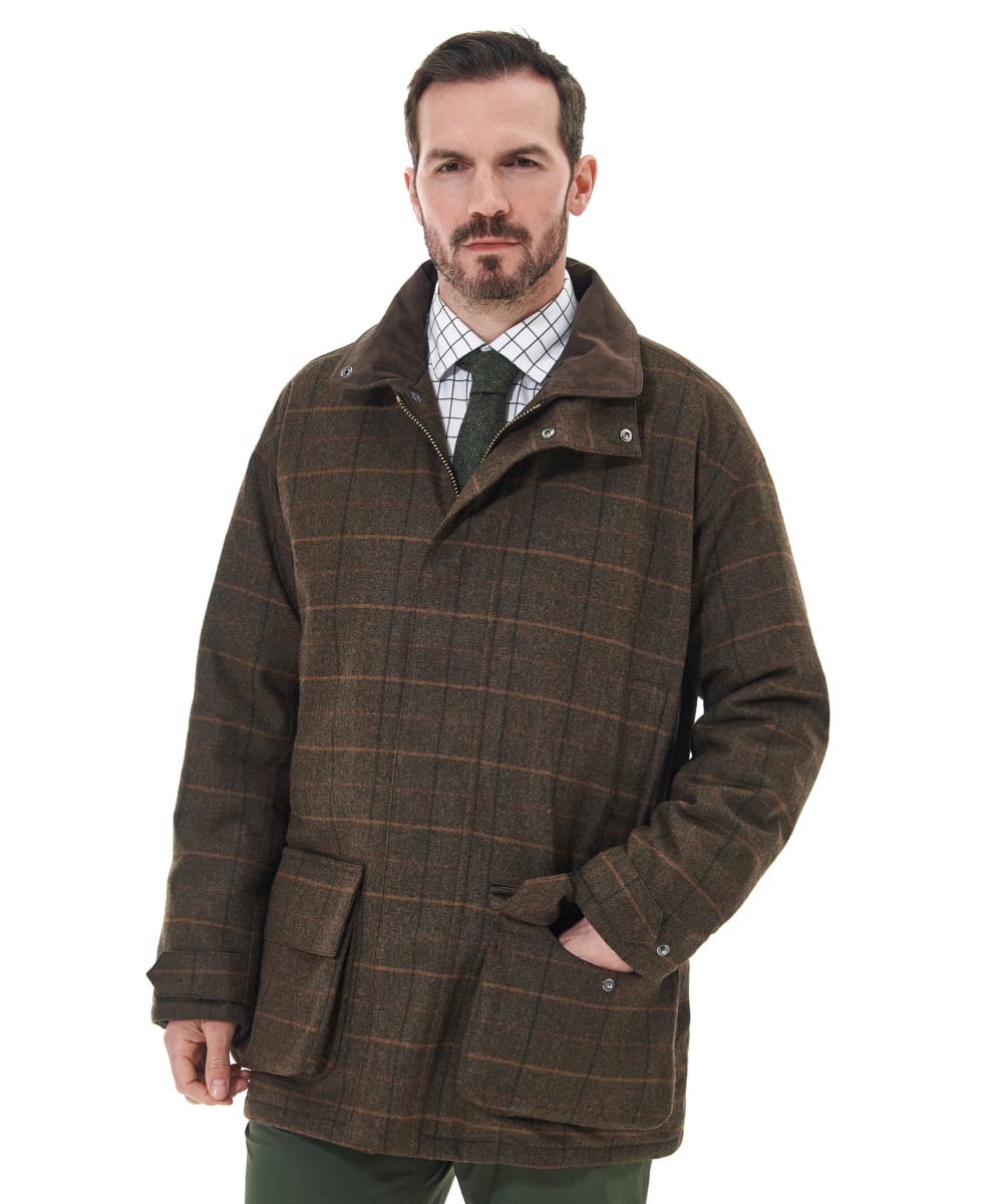 Barbour wool coat mens sale sales