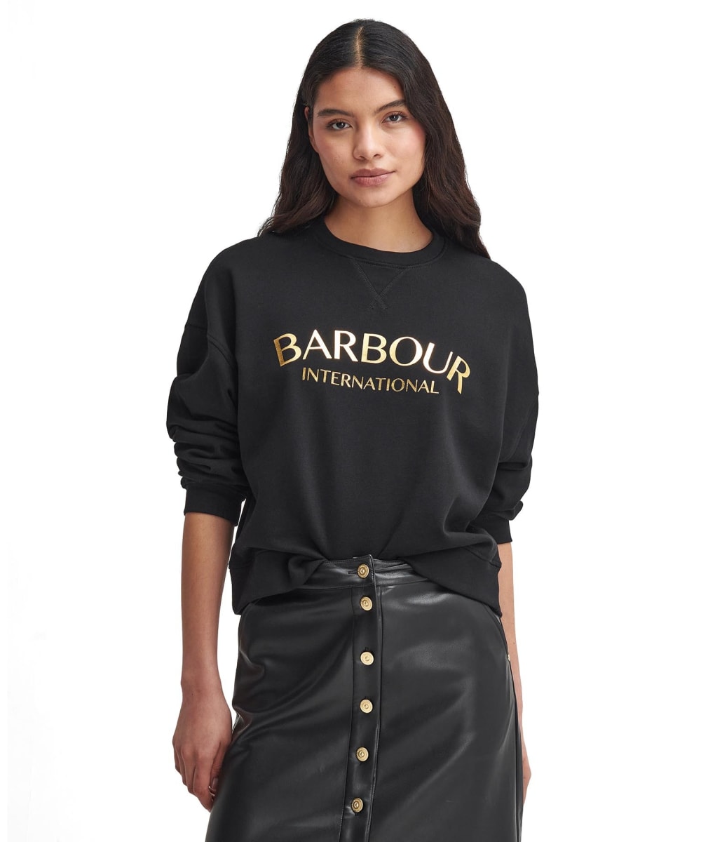 Barbour sweatshirt womens shop