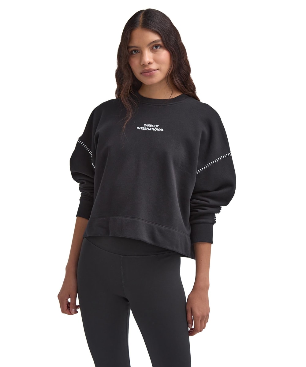 Barbour sweatshirt womens shop