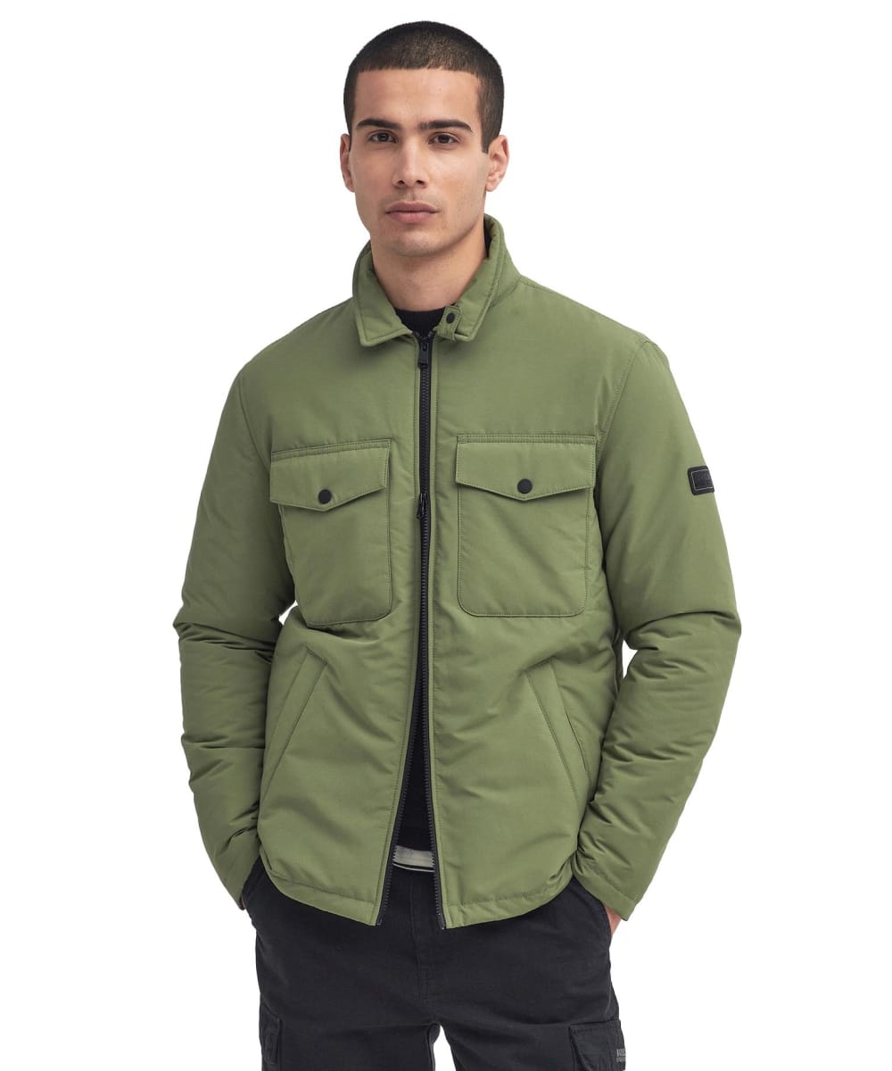 Barbour international olive top