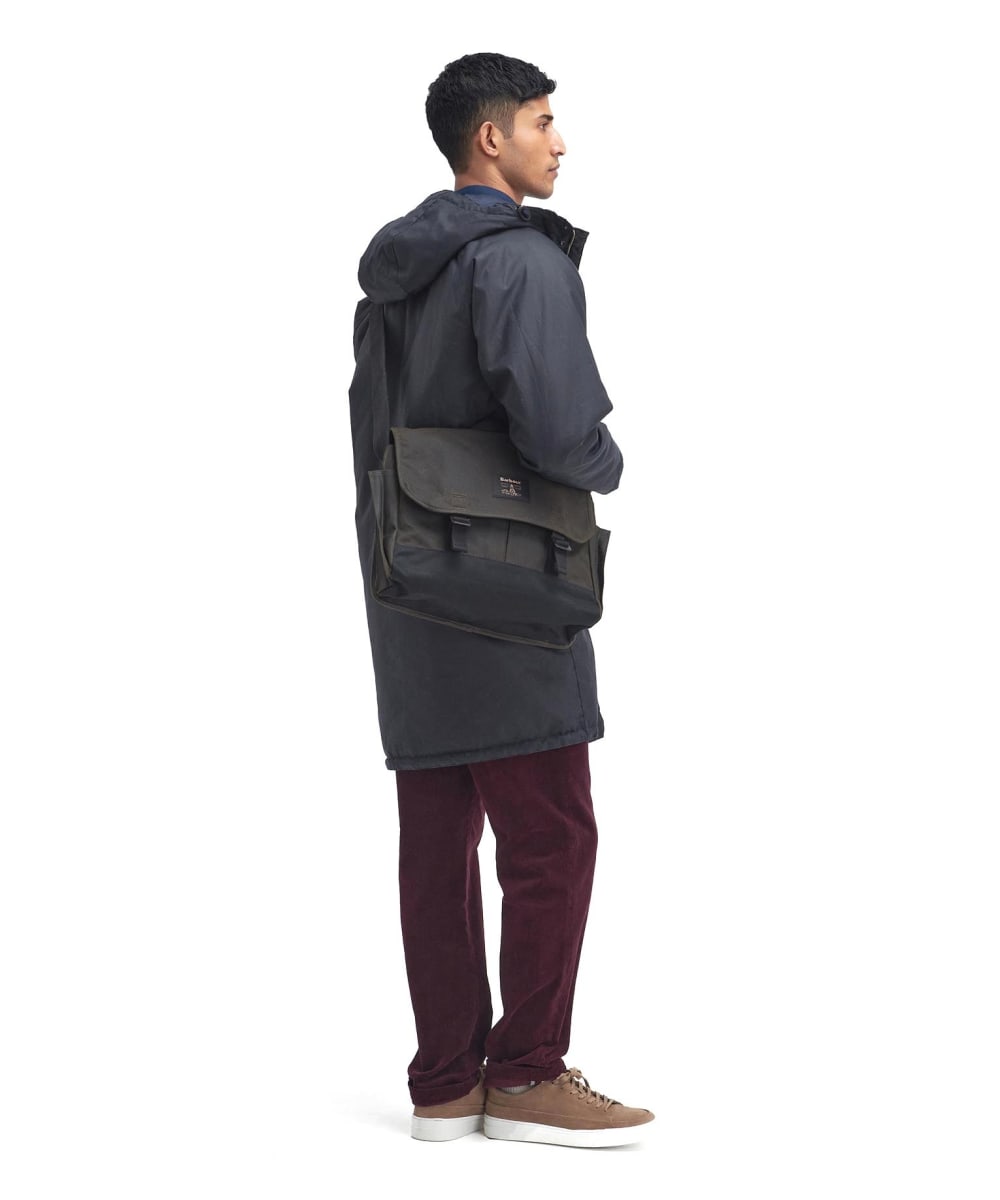 Barbour Field Wax Messenger Bag