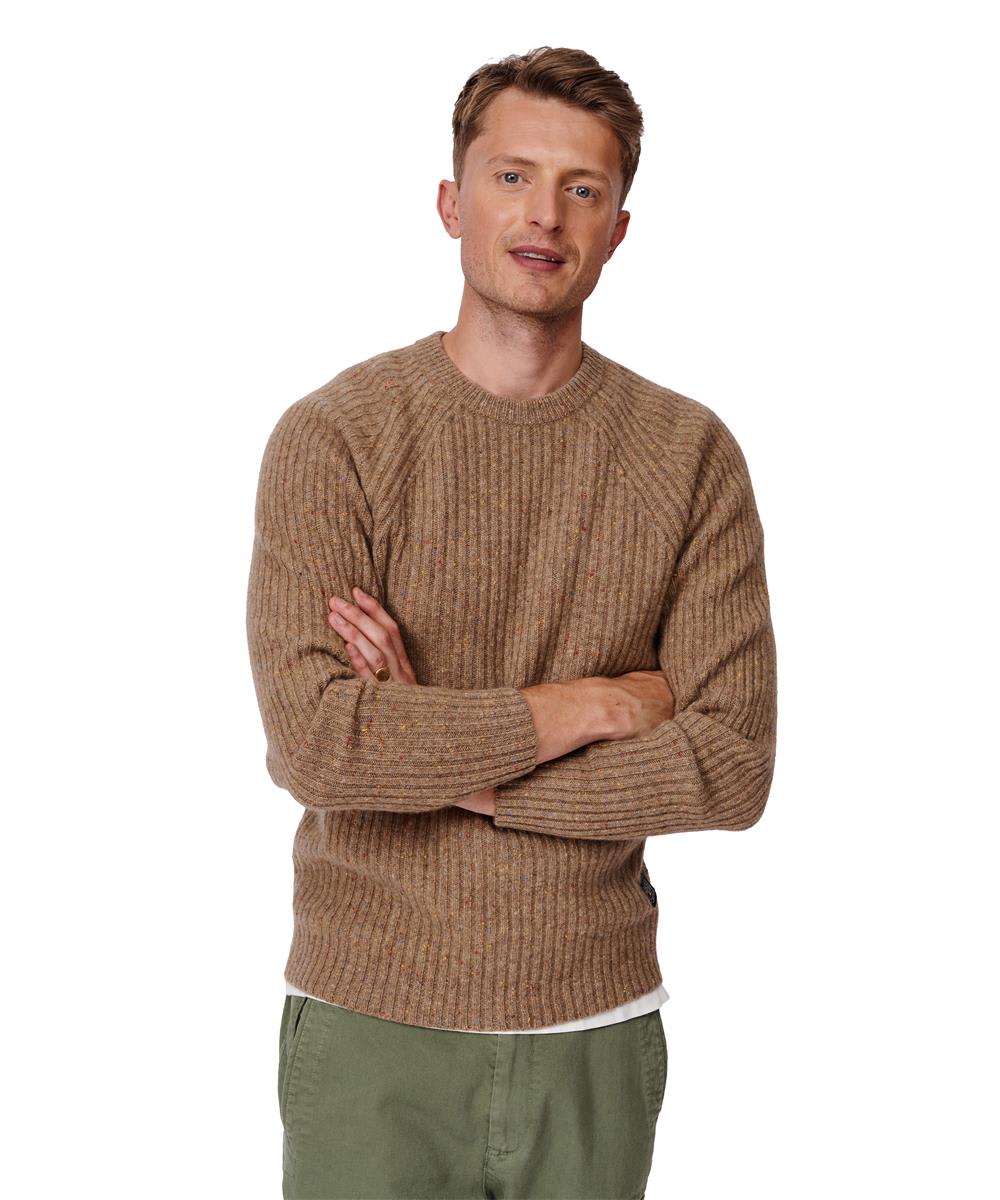 Men s Aubin Tay Fisherman Rib Crew Sweater