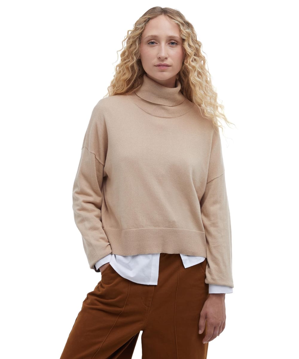 Barbour jumper womens Brown clearance
