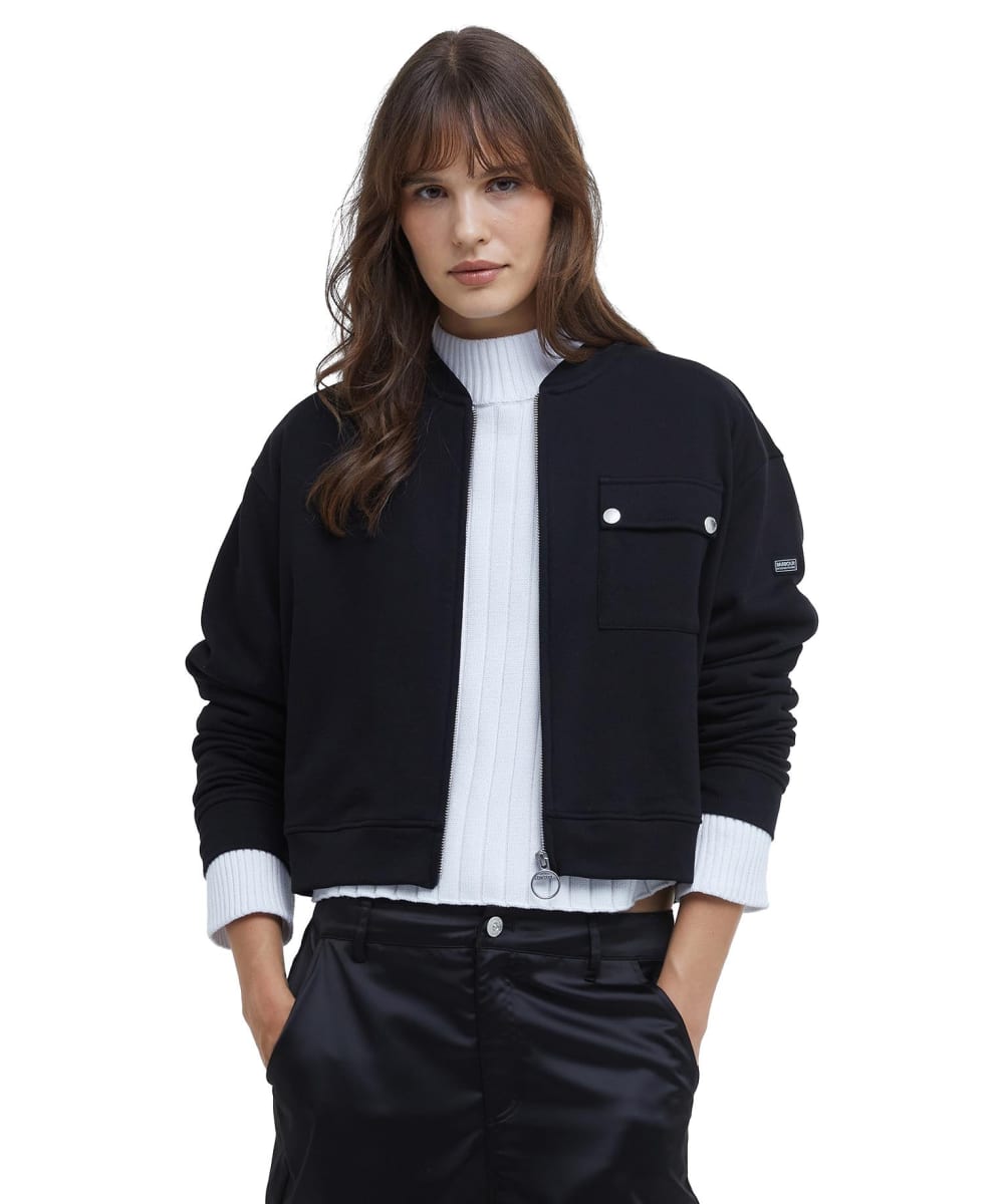 Women s Barbour International Della Sweat Bomber Jacket