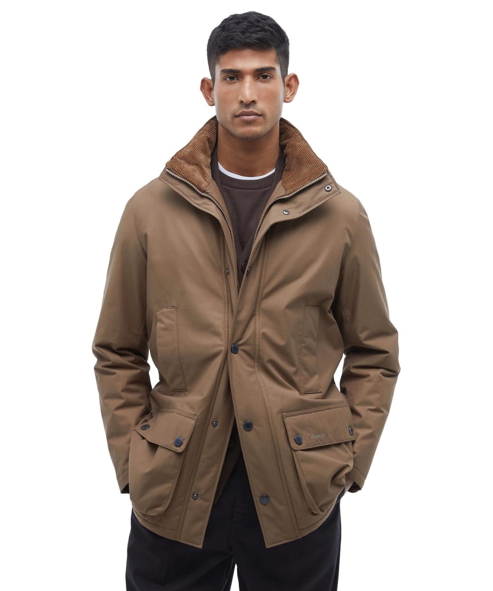 Men s Barbour Modern Border Showerproof Mac