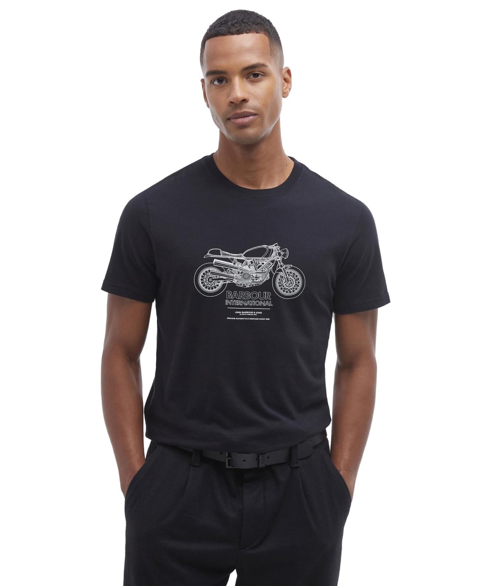 Men s Barbour International Morley Graphic T Shirt