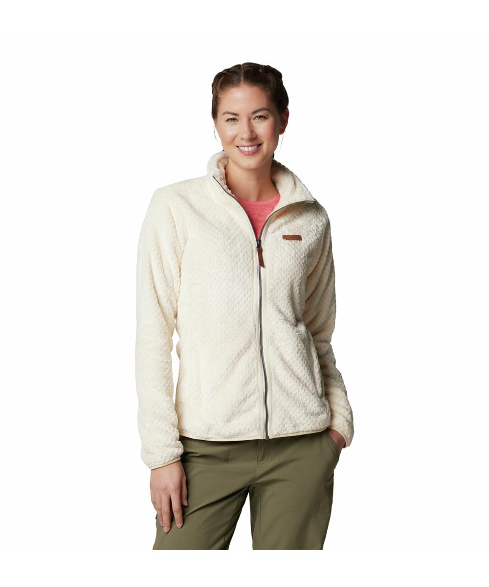 Womens fleece jacket full zip discount