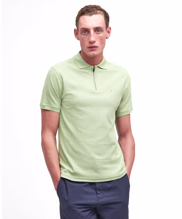 Men's Barbour Wadworth Polo Shirt - Vintage Green