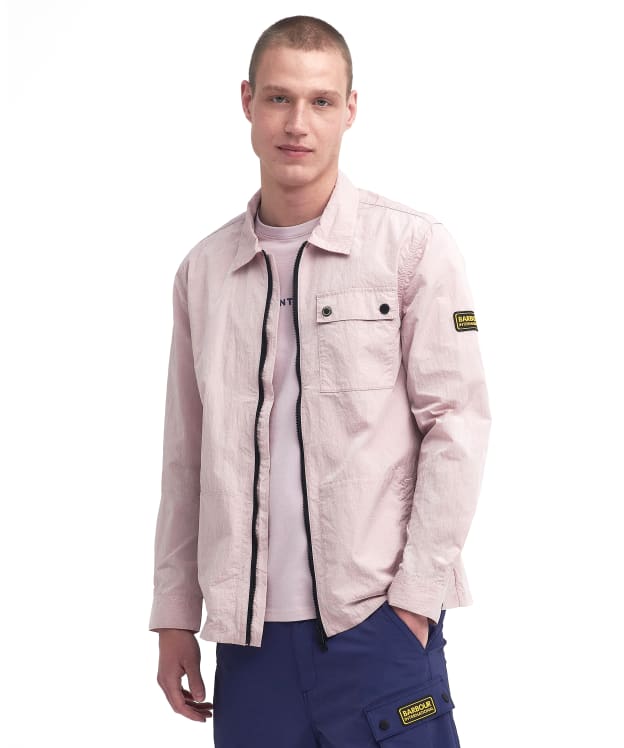 Men's Barbour International Inlet Overshirt - Dusk Pink
