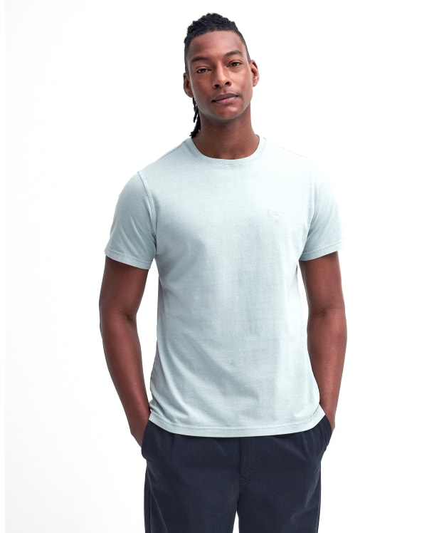 Men's Barbour Garment Dyed Tee - Blue Chalk