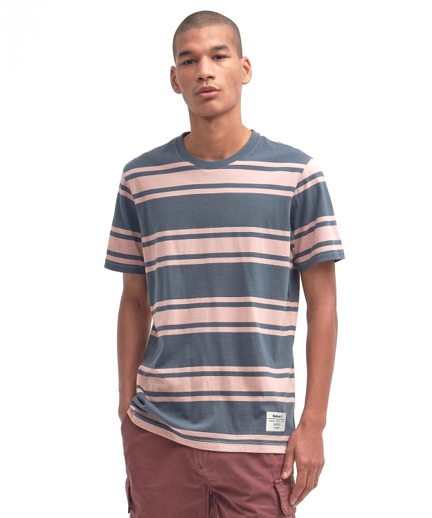 Men's Barbour Kilton Stripe T-Shirt - Dark Slate