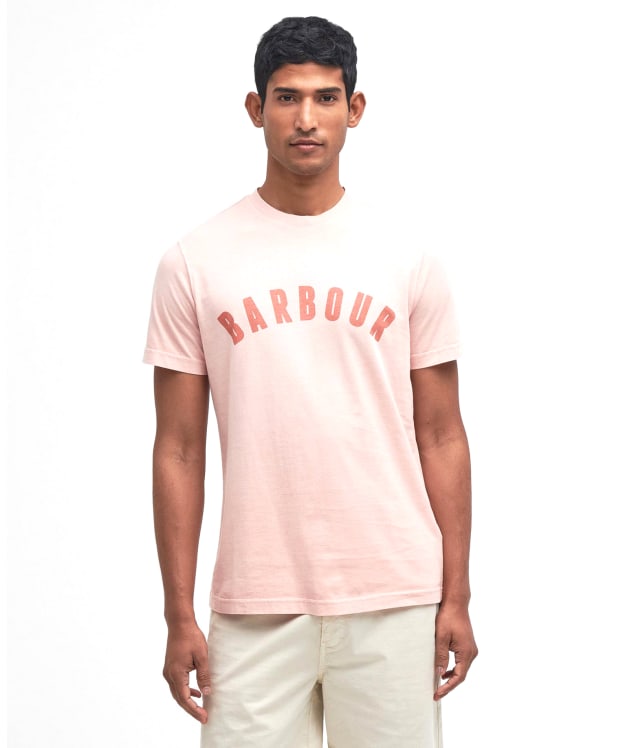 Men's Barbour Terra Dye T-Shirt - Pink Mist