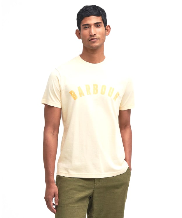 Men's Barbour Terra Dye T-Shirt - Yellow Haze
