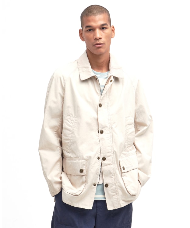 Men's Barbour Ashby Casual Jacket - Rainy Day