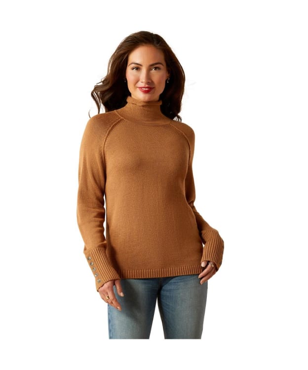 Women's Ariat Bahia Merino Wool Sweater - Camel