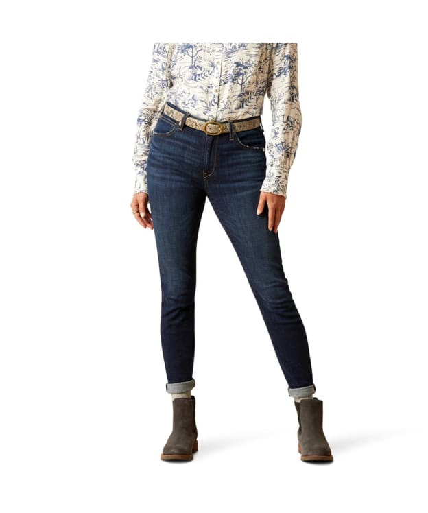 Women's Ariat High Rise Bridle Skinny Fit Jeans - Puerto Rico