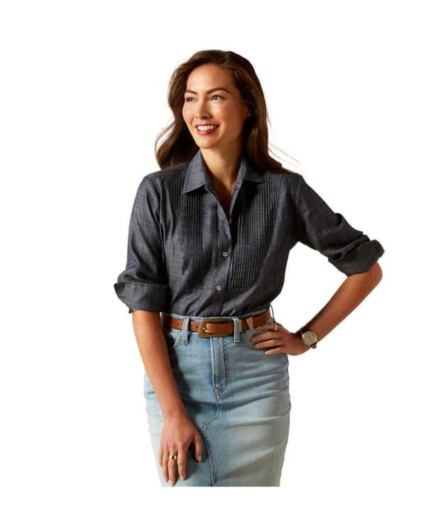 Women's Ariat Oban Shirt - Tencel Denim
