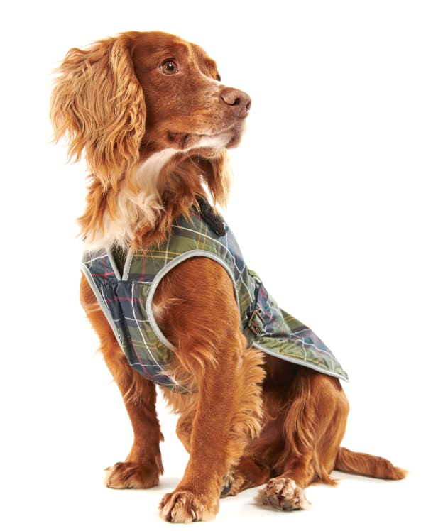 Barbour Tartan Waterproof Dog Coat - Classic Tartan