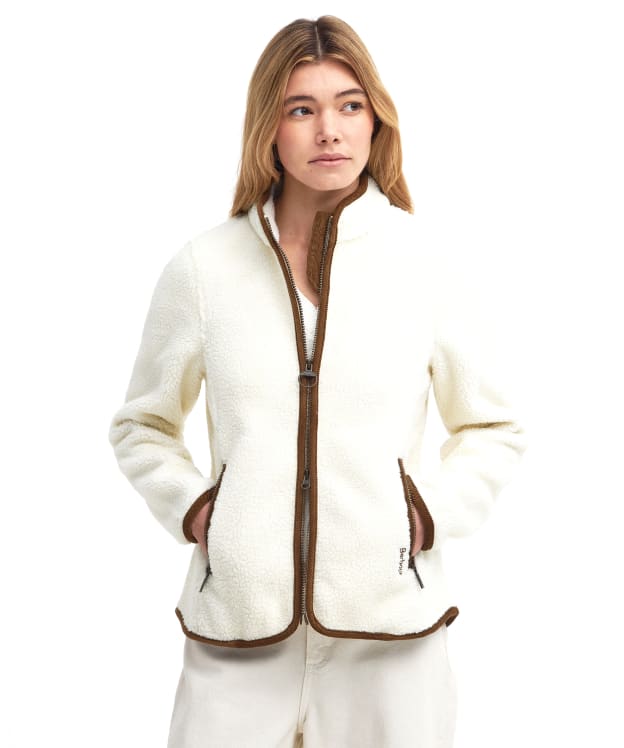 Women’s Barbour Laven Fleece Jacket - Winter Pearl