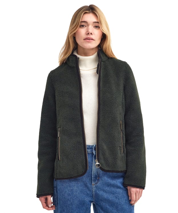 Women’s Barbour Laven Fleece Jacket - Olive