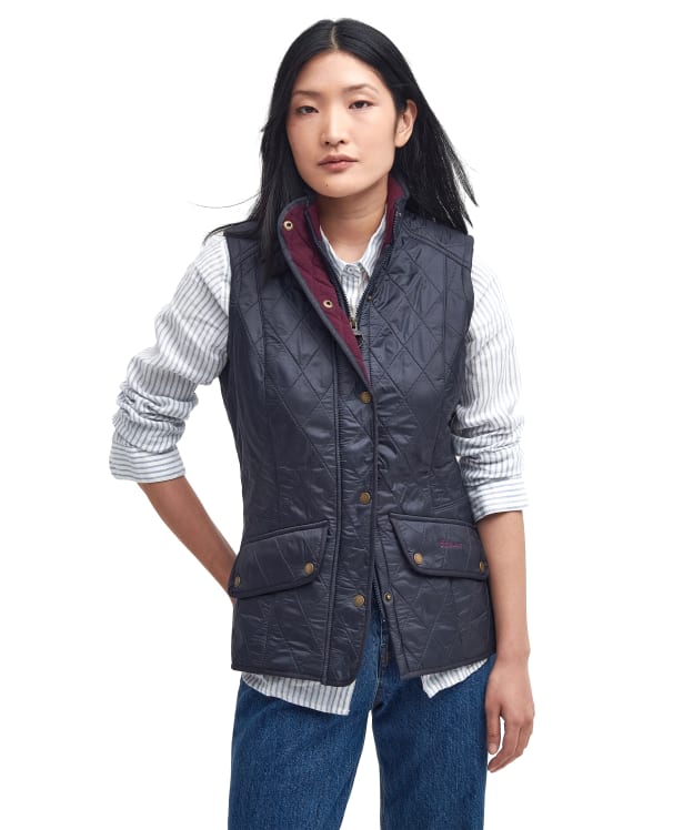 Women's Barbour Cavalry Gilet - Navy