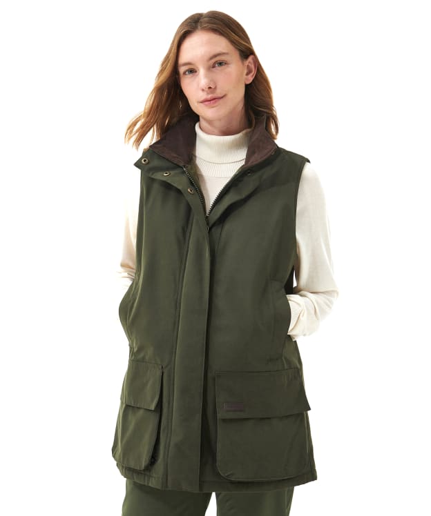 Women's Barbour Beaconsfield Gilet - Olive