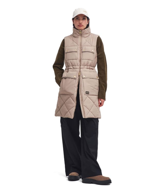 Women's Barbour International Meir Gilet - Light Trench