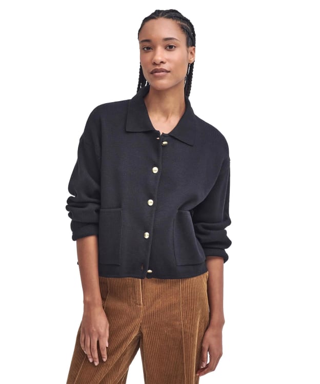 Women's Barbour Noelle Knitted Cardigan - Black