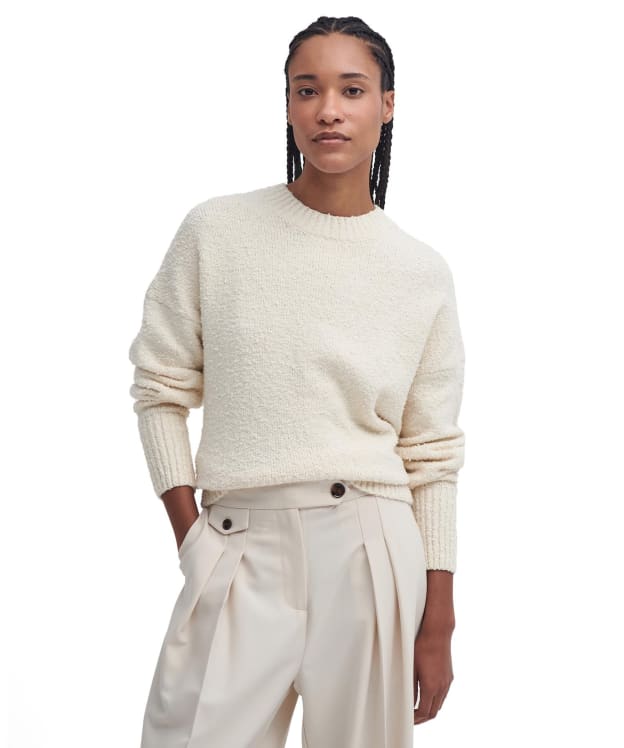 Women's Barbour Iris Knitted Jumper - Ecru